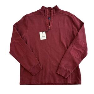 UNTUCKit Maroon Half-Zip Pullover New with Tags *READ*